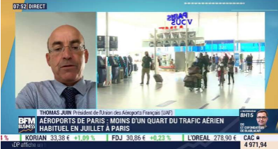 Les mesures de quarantaine « tuent le trafic » aérien selon le président de l’Union des aéroports français