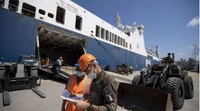 Liban : un 2ème navire français apporte de l’aide à Beyrouth