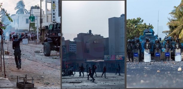 Scènes de guérillas urbaines à Dakar : ça chauffe à Thiaroye, Keur Mbaye Fall, Médina, P. Assainies…