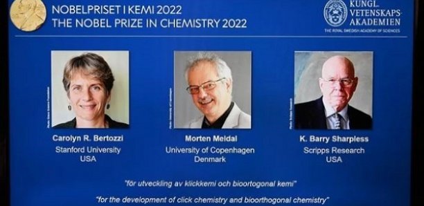 Le Nobel de chimie attribué à un trio américano-danois, un deuxième Nobel pour Barry Sharpless